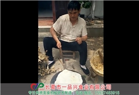 大衣哥做烙馍