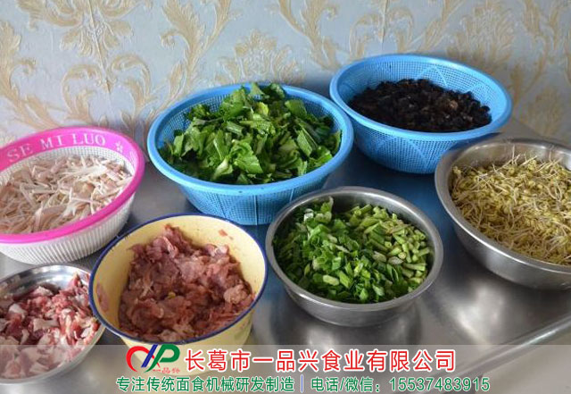饼丝配菜