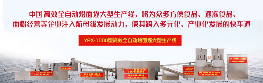 YPX-1000型高效全自动烩面坯大型生产线